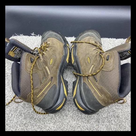 KEEN Utility Men\'s Braddock Steel Toe Mid Work Boots Size 11.5 D Brown Olive main image 4